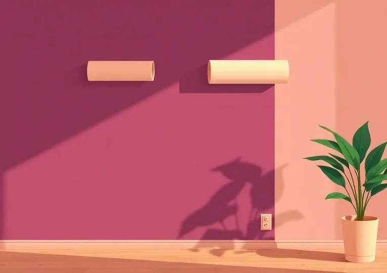 Pose de papier peint, rouleau et brosse à maroufler